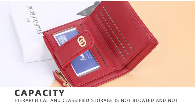 New Women Wallets Fashion PU Leather Top Quality Female Purse Short Card Holder Brand Wallet For Women_voghion.com