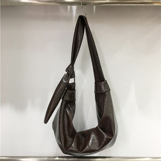 Borsa a tracolla monospalla casual, versatile e pigra, in morbida pelle, grande capacità, stile coreano Instagram_voghion.com