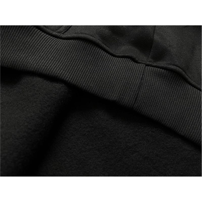 Polar Fleece Solid Color Round Neck Sweater Mens Candy Cotton Long Sleeve Working Clothes_voghion.com