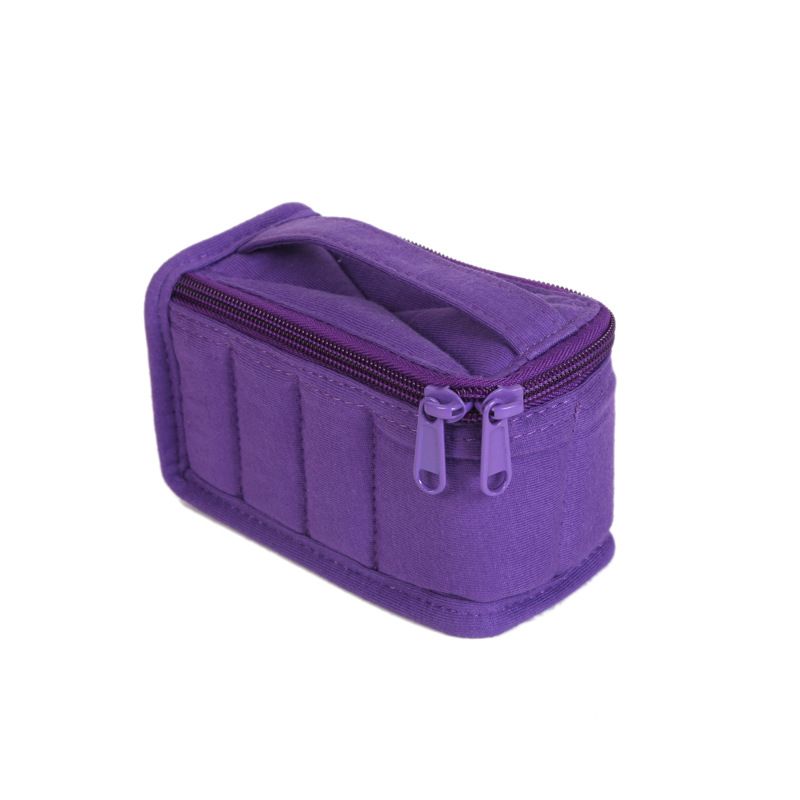 8-Grid Essential Oil Travel Convenient Makeup Daily Storage 2025 New Model Lipstick Organizer Bag_voghion.com