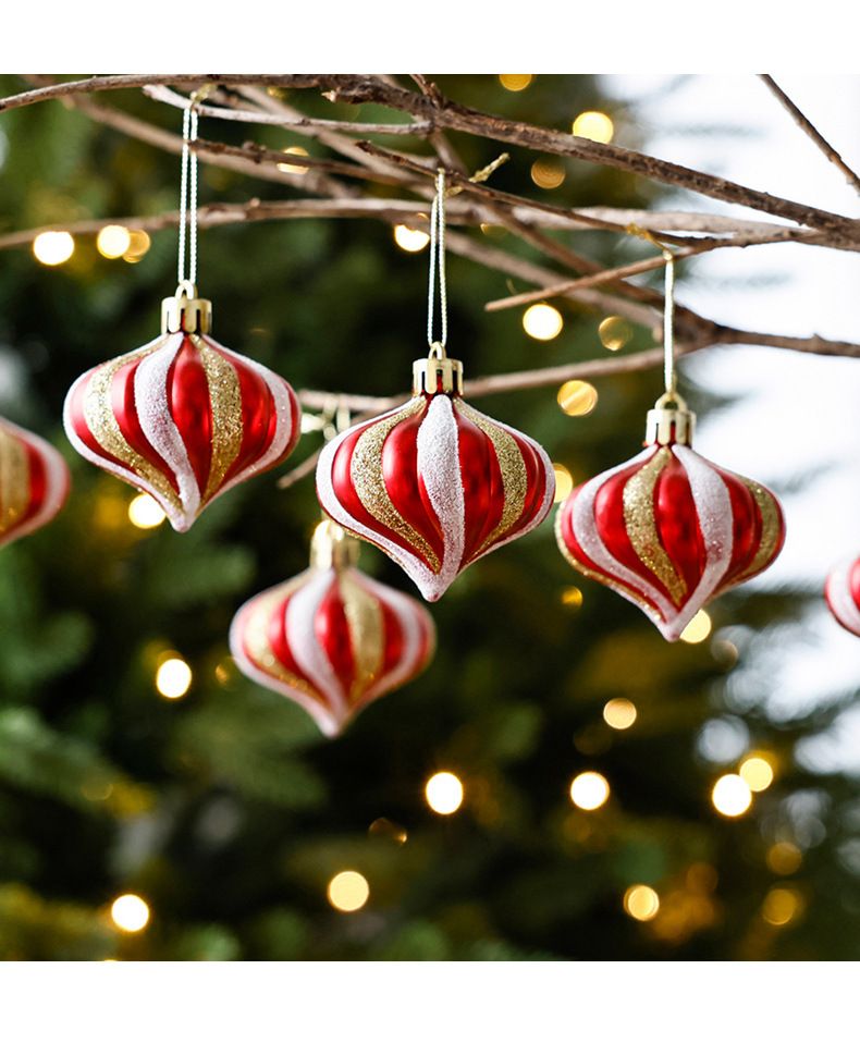 Decorazione natalizia con caramelle, decorazione per albero di cipolle, ciondolo a forma di stella a cinque punte, palla dipinta, regalo_voghion.com