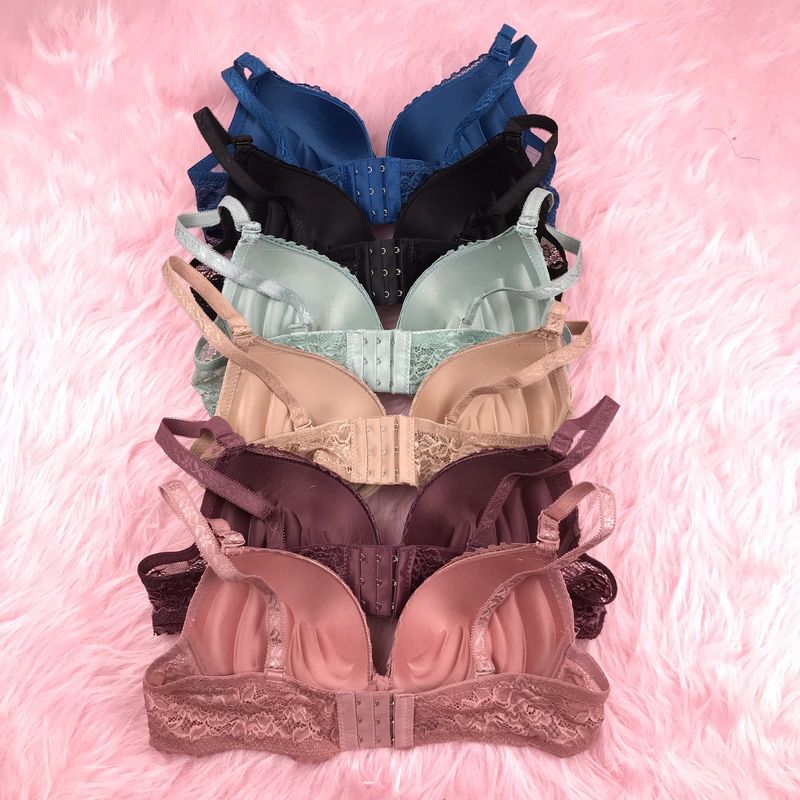 cross-underwear women's sexy thin push-up lace fabric comfortable breathable beautiful back bra_voghion.com