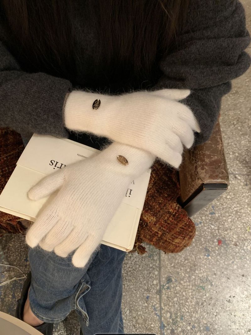 New high-quality wool containing warm for women's autumn and winter knitting, high beauty, exposed two finger touch_voghion.com