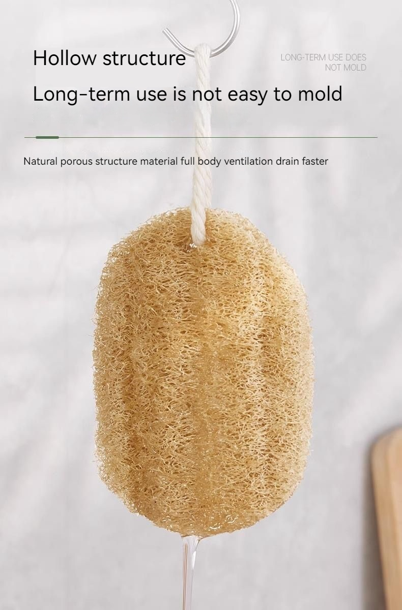 Pentole naturali, salviette, spazzole per pulizia in spugna senza olio per uso domestico, piatti compressi, piatti per lavare in peluche Luffa_voghion.com