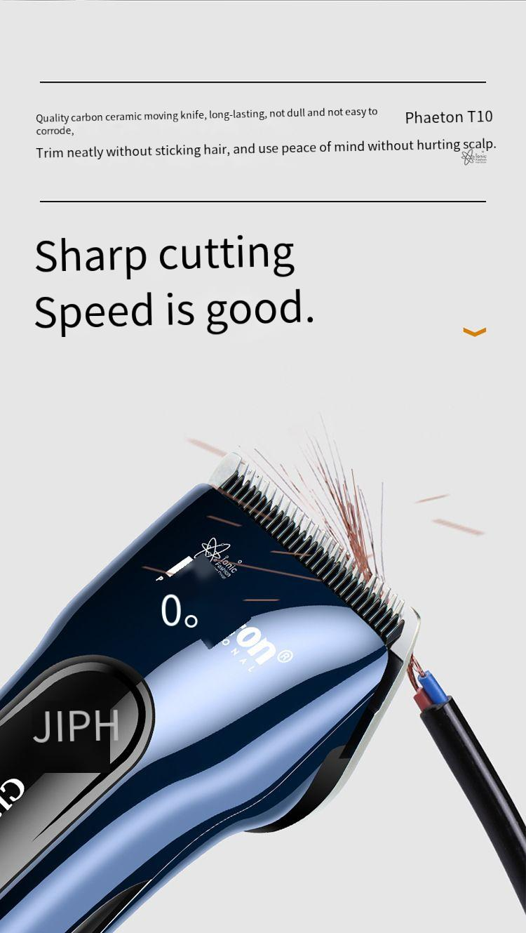 Hair For Barbershop High Power Electric Clipper Professional Salon Rechargeable Haircut Shaver_voghion.com