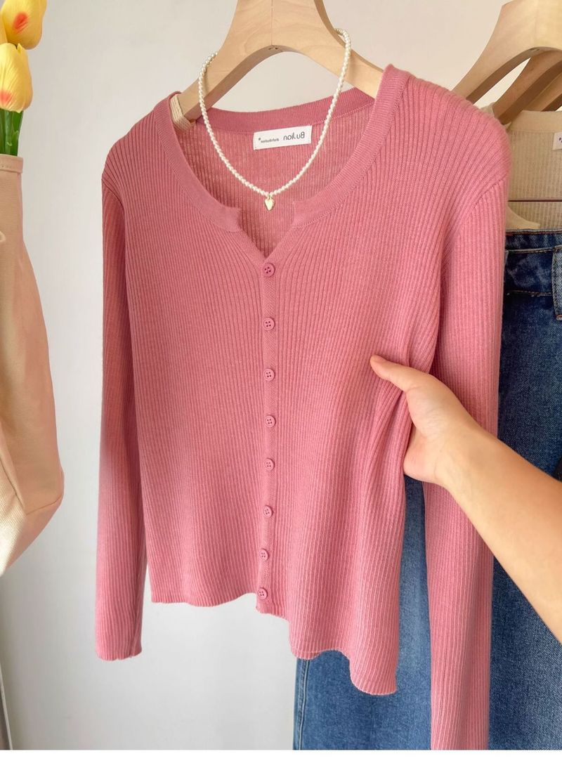 ragazza 6 lana latte blu corto lavorato a maglia per donna primavera e autunno cardigan a maniche lunghe piccolo profumo stile strato interno base_voghion.com