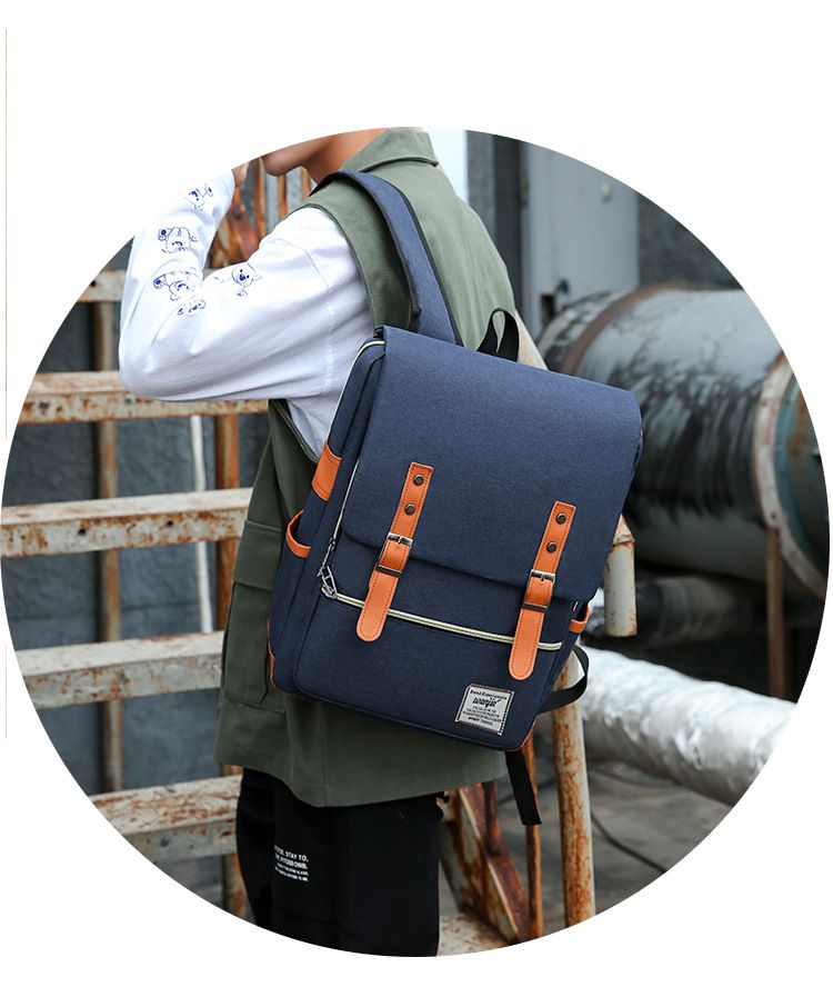 Damentaschen Neues dreiteiliges Schultaschenset Computerrucksack Geschäftsgeschenk Freizeit Outdoor Rucksack mit großer Kapazität für Männer_voghion.com