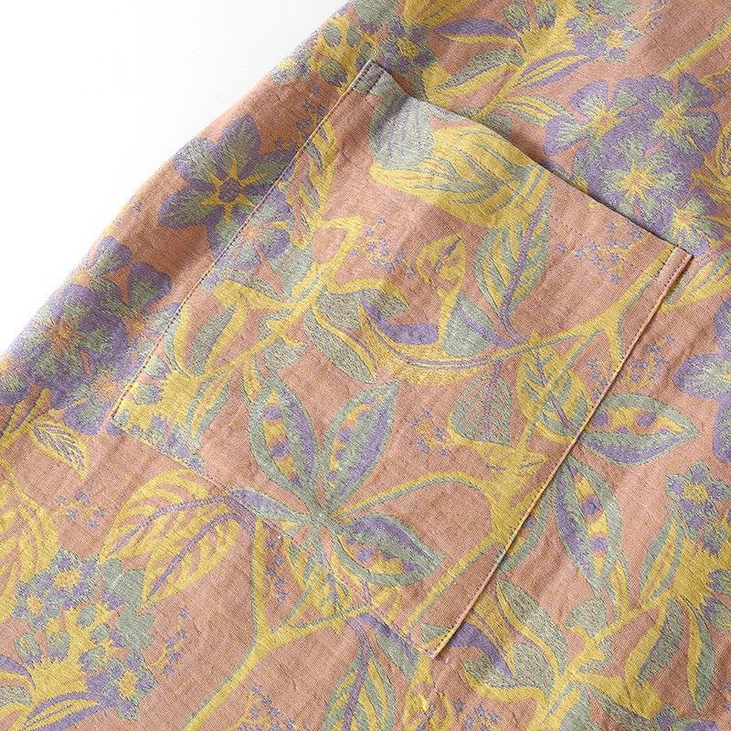 Casual Nightgown Women's Autumn And Winter Medium And Long Loose Pure Cotton Women's Pajamas_voghion.com