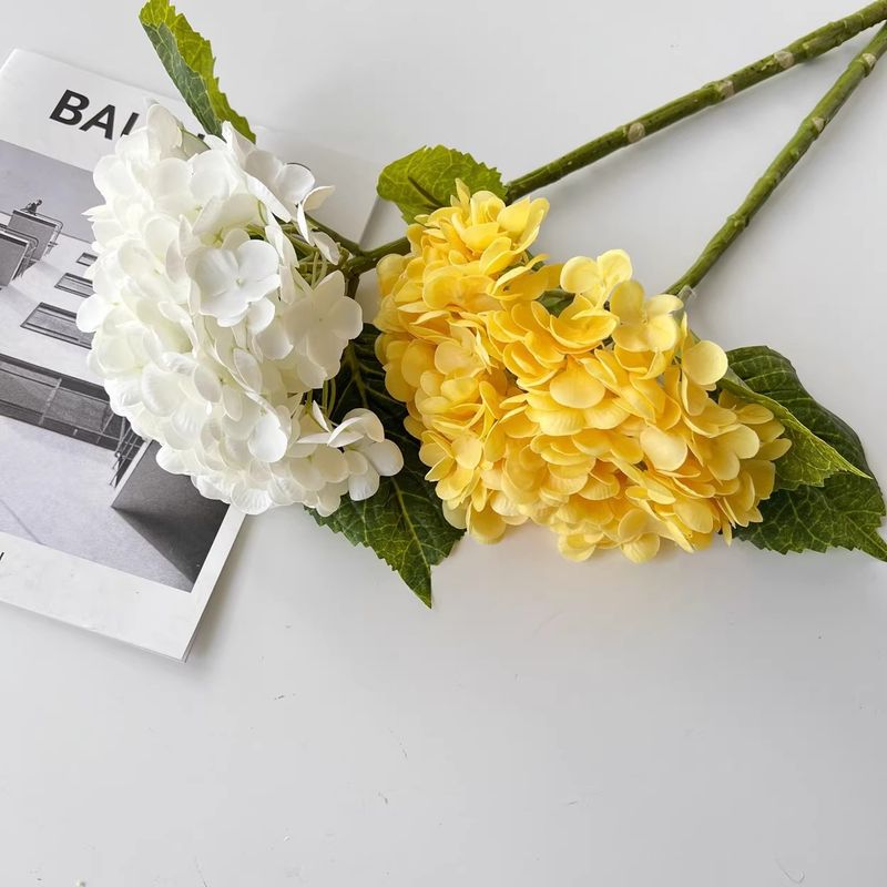 Hand Feel Artificial Flowers Art Home Decoration Arrangement Artificial Flowers Artificial Flowers Decoration High End Sense Of Lifelike Hydrangea_voghion.com