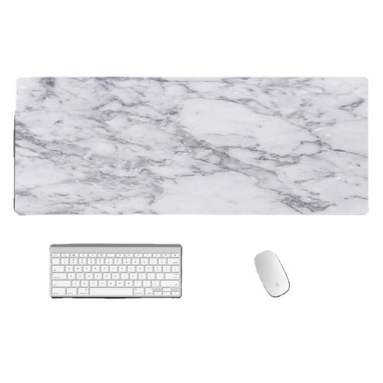 Nordic Marble Large op maat gemaakt, vergroot en verdikt computertafel muiskussen warmte_voghion.com