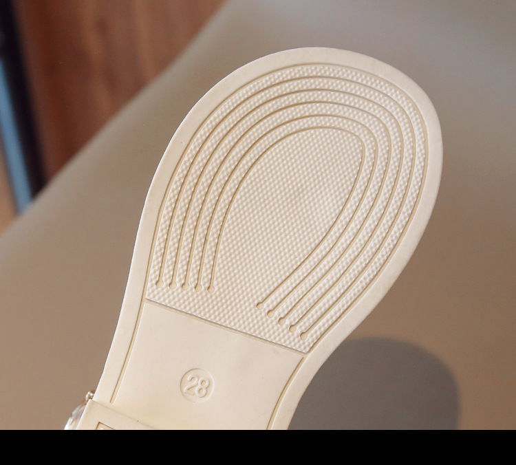 Sandales d'été à semelle souple pour filles, chaussures de princesse et à la mode, à bout ouvert, avec nœud, nouvelle collection_voghion.com