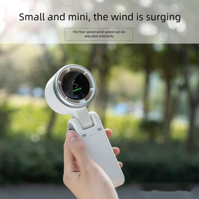 Stackable Turbo Fan - High-Speed USB Rechargeable, Neck/Handheld Portable Mini Cooler_voghion.com