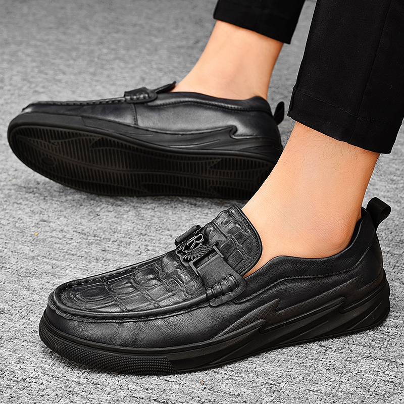 Männer Slip Bequeme Leder Casual Trekking Walking Wandern Leichte_voghion.com