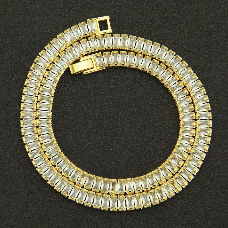 European American Style Copper Light Luxury Zircon Necklace For Men And Women, Ins Style, Trendy Fashionable Personality_voghion.com