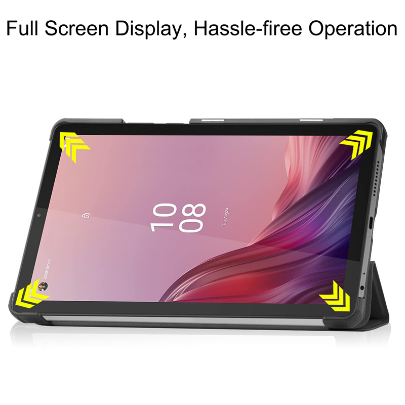 For Lenovo Tab M9 TB-310FU 9 Inch 2023 Case PU Leather Tri-Folding Stand Magnetic Flip Stand Cover For Lenovo Tab M9 Tablet_voghion.com