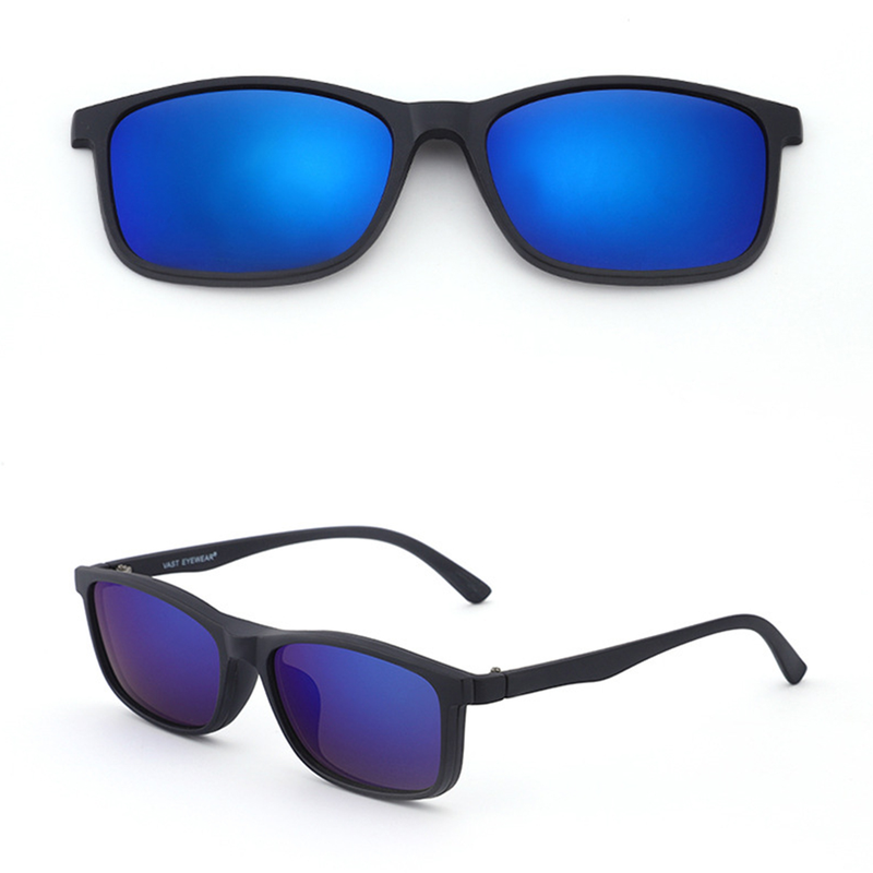 Magnetic Clip-on Sunclasses Polarized Outdoors Sport Driving Eyeglass Frames_voghion.com