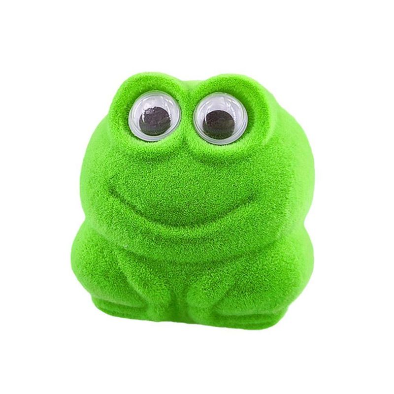 2025 Neuheiten Damen und Mädchen Grüner Froschring, Teenager-Schmuck mit Geschenkbox_voghion.com