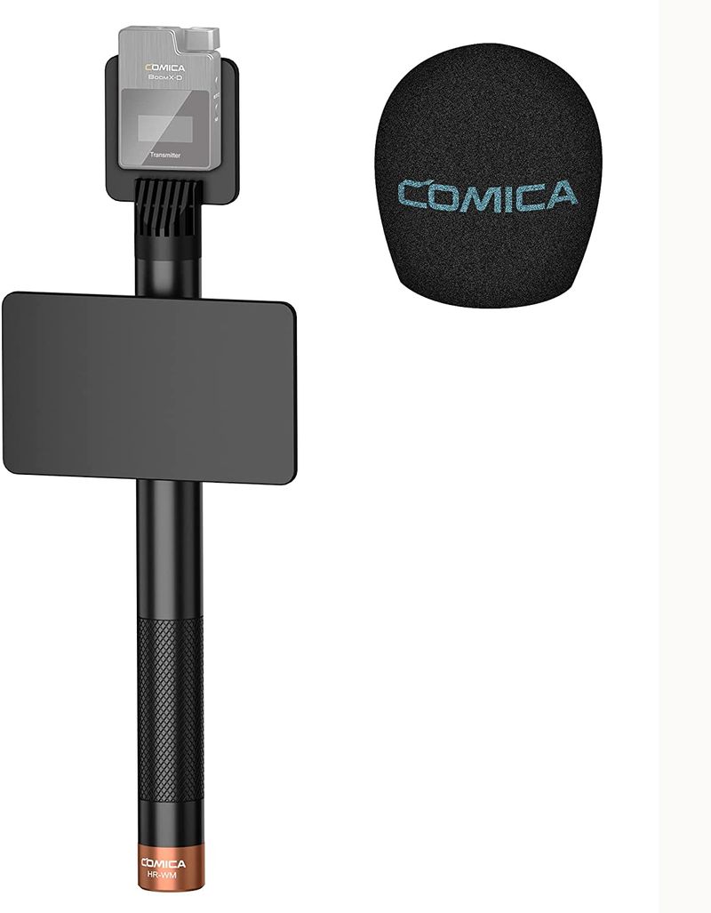 Comica HR-WM Handheld SYNCO G2 Godox Wireless Microphone Detachable Adapter For Interview Report Mic Accessories_voghion.com