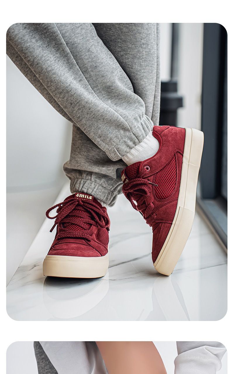 Herren Casual Sneakers Low-Top Atmungsaktive Mode Sportschuhe für den Alltag_voghion.com