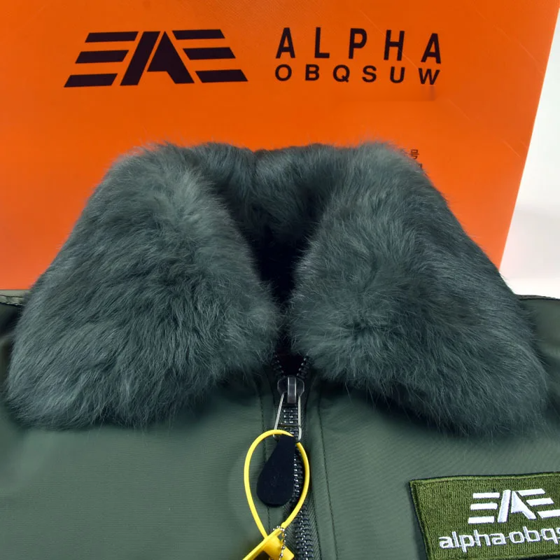 Jauna Alpha Martin ziemas 45P kokvilnas polsterēta lidojuma bomberjaka vīriešiem, ikdienas, kažokādas apkakles, vaļīga beisbola, militārā, taktiskā_voghion.com
