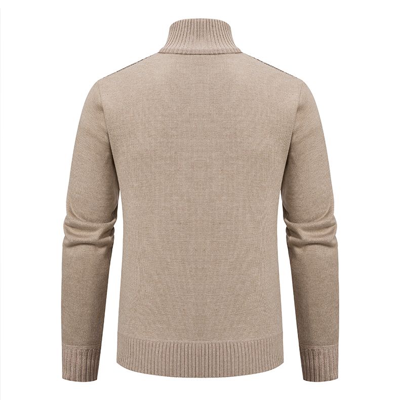 2024 Herbst Und Winter Neuer Kaschmir Gepolsterter Warmer Lässiger Herren-Strickpullovermantel_voghion.com