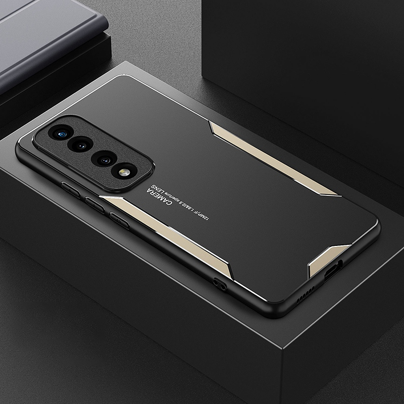 Aluminium-Metallgehäuse für Honor 70 Pro Plus, matte Silikonabdeckung, vollständiger Schutz, Telefongehäuse für Honor 50 SE 60 Pro 50 Lite_voghion.com