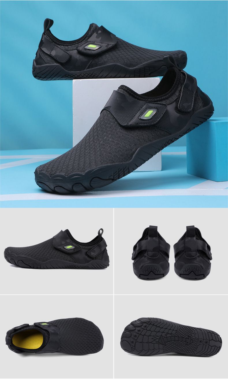 Scarpe da acqua traspiranti ad asciugatura rapida per nuoto in spiaggia, pesca e avventure all'aria aperta - Scarpe da acqua leggere e antiscivolo con comoda intersuola in EVA_voghion.com