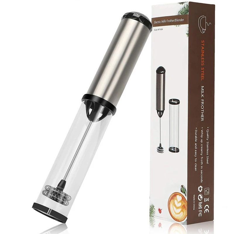 Electric Milk Frother Portable Handheld Mini Coffee Foamer M_voghion.com