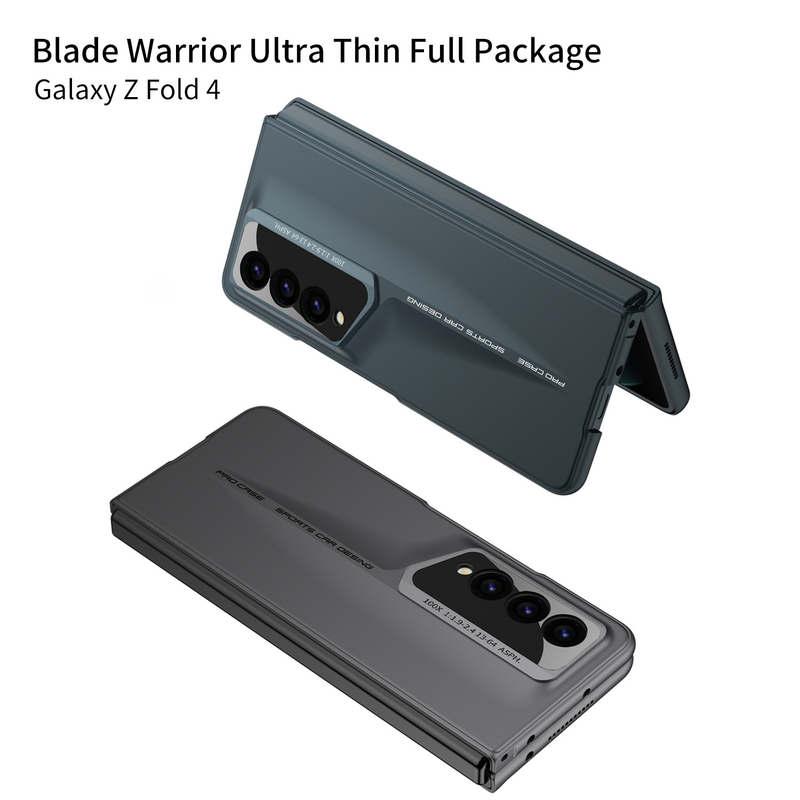 Samsung ZFold4 katlanır ekranlı cep telefonu kılıfı bıçak mat sert kılıf Fold5 lens her şey dahil kılıf moda ins için geçerlidir_voghion.com