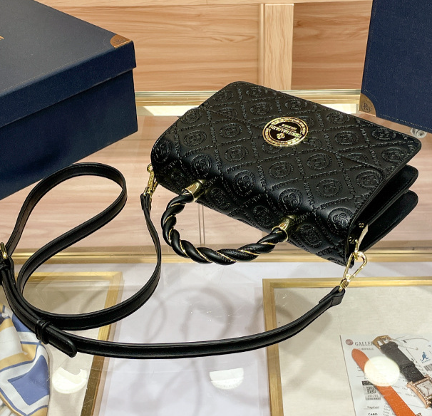 Self-owned brand women's bag, new high-end embossed handbag, fashionable and versatile light luxury small square bag, single shoulder crossbody bag_voghion.com