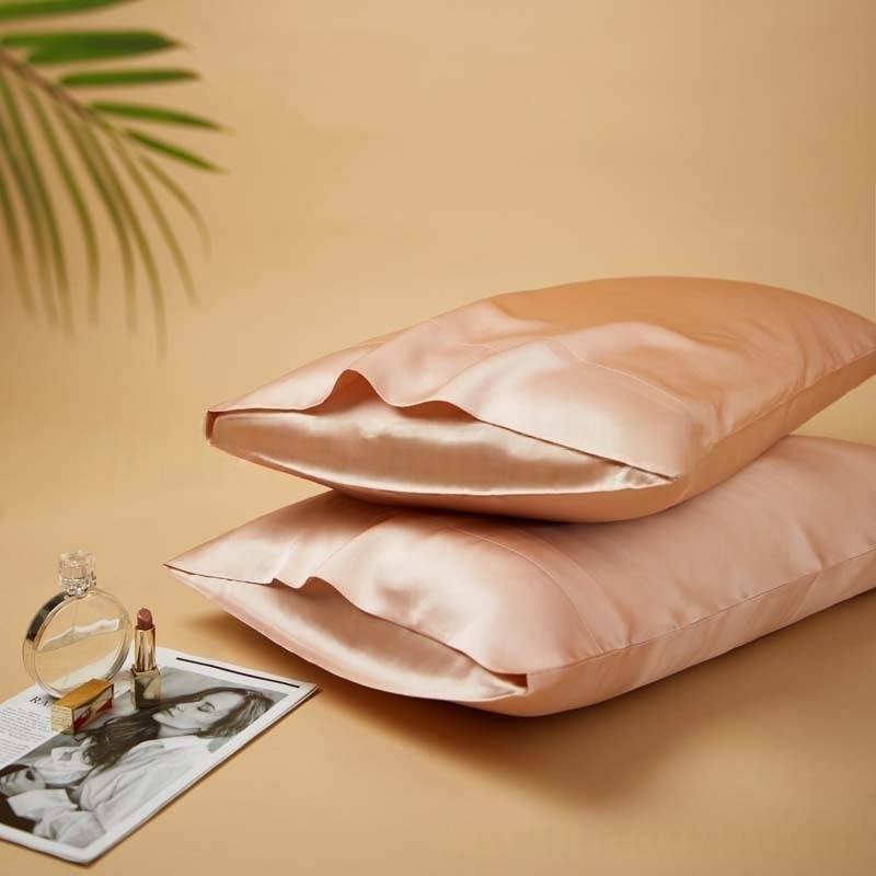 22 Momme 100% Mulberry Silk Pillowcase - Double-Sided Envelope Closure For Hair & Skin Protection (Standard/Queen/King Size)_voghion.com
