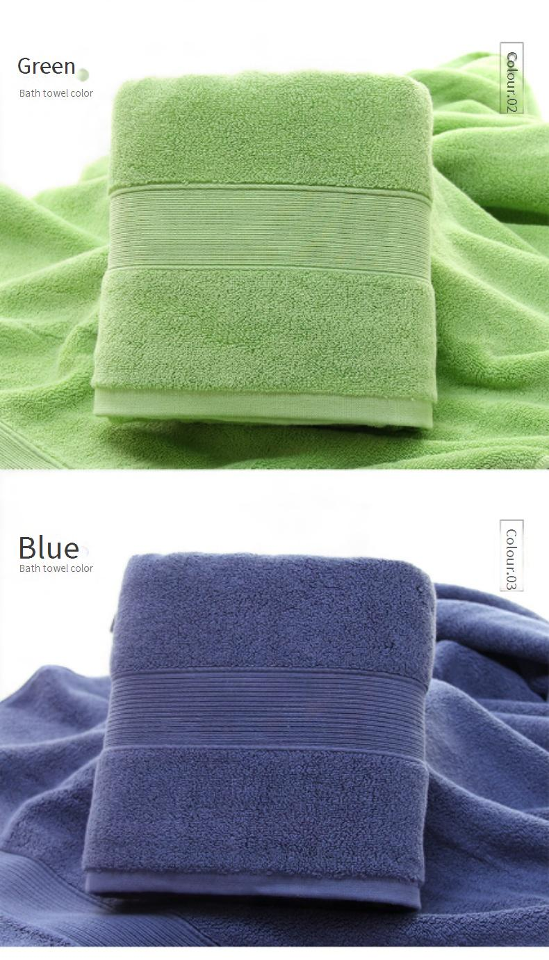 Serviette de toilette en coton épais de qualité supérieure 170 g - Extra douce et absorbante pour la maison et les voyages_voghion.com