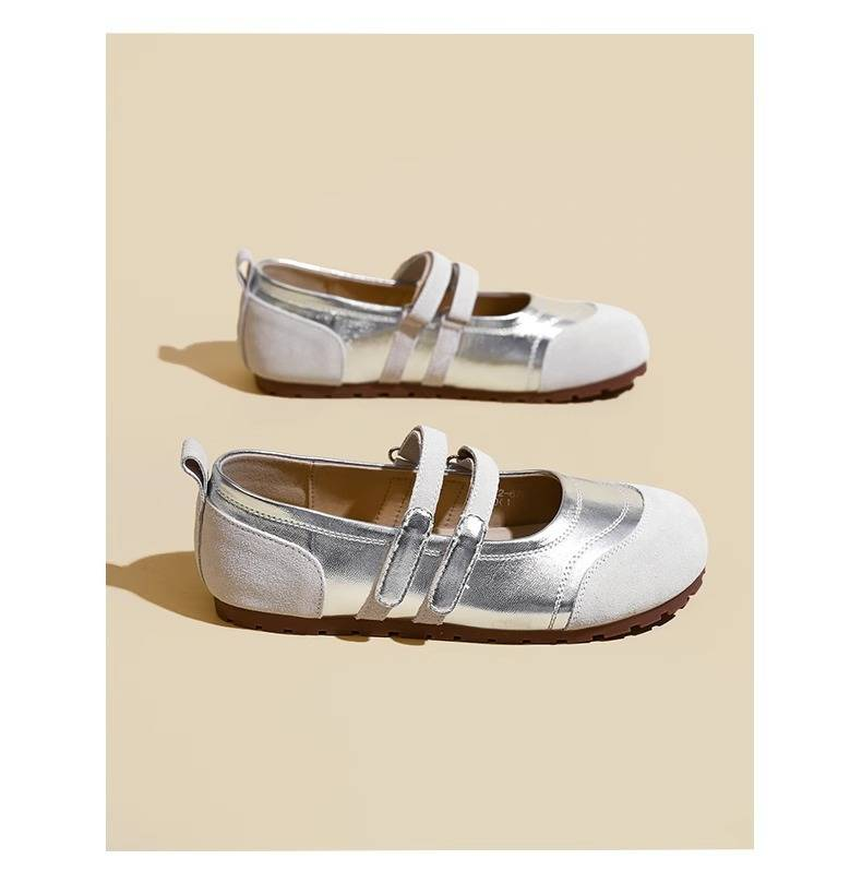 Scarpe singole piatte retrò per donna 2025 Scarpe casual estive Mary Jane_voghion.com