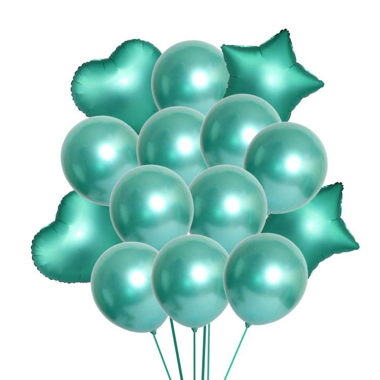 Set di palloncini coriandoli metallizzati da 18 pollici, palloncini in lattice cromati a specchio da 12 pollici per feste, matrimoni, compleanni_voghion.com