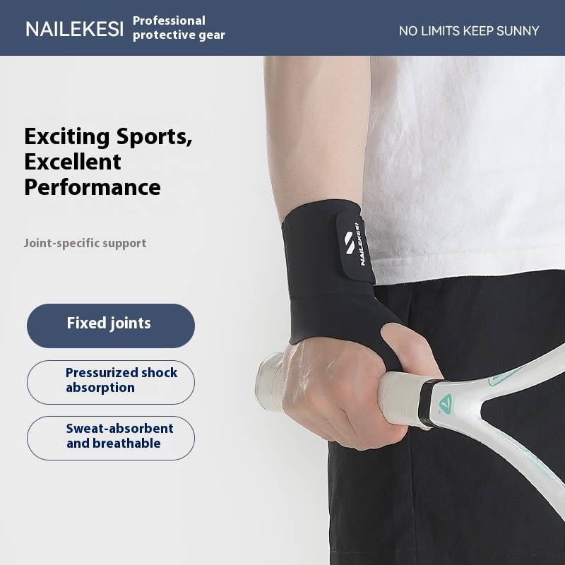 Unisex Breathable Wrist Support Brace For Sports & Daily Use - Lightweight, Adjustable & Sweat-Wicking - Ideal For Tennis, Gym, Carpal Tunnel_voghion.com
