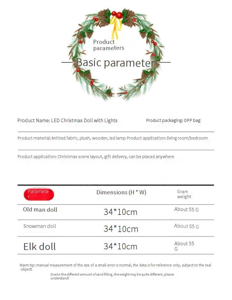 Ornamento natalizio a forma di pupazzo di neve luminoso con luci a LED - Decorazione natalizia da appendere all'albero, alla casa e alle feste_voghion.com