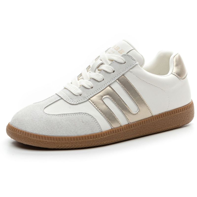 Scarpe da allenamento in vera pelle da donna, primavera 2025, versatili, sportive e per il tempo libero, da donna, bianche, per bambini_voghion.com