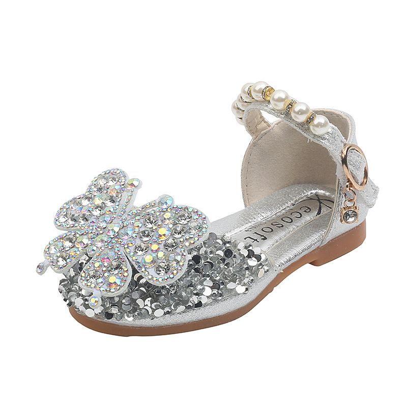 Mädchen Kleine Große Kind Prinzessin Casual Einzelne Schuhe Show Schuhe Tanzschuhe Klett_voghion.com