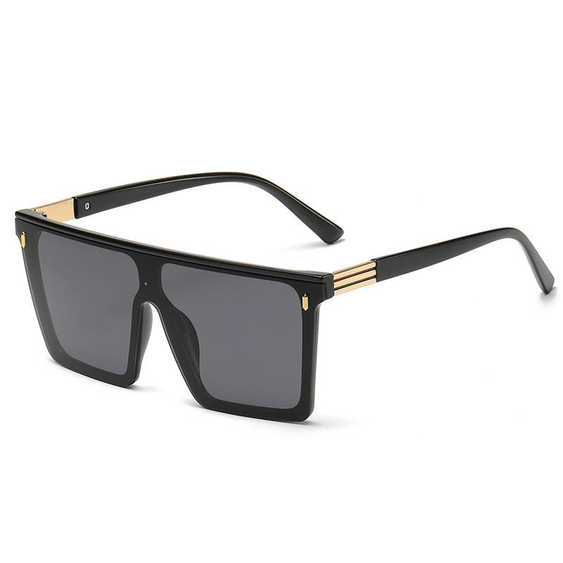 Sonnenbrillen für Herren, große Rahmen, quadratischer Rahmen, Sonnenbrille, großes Gesicht, dünne Persönlichkeitsbrille_voghion.com