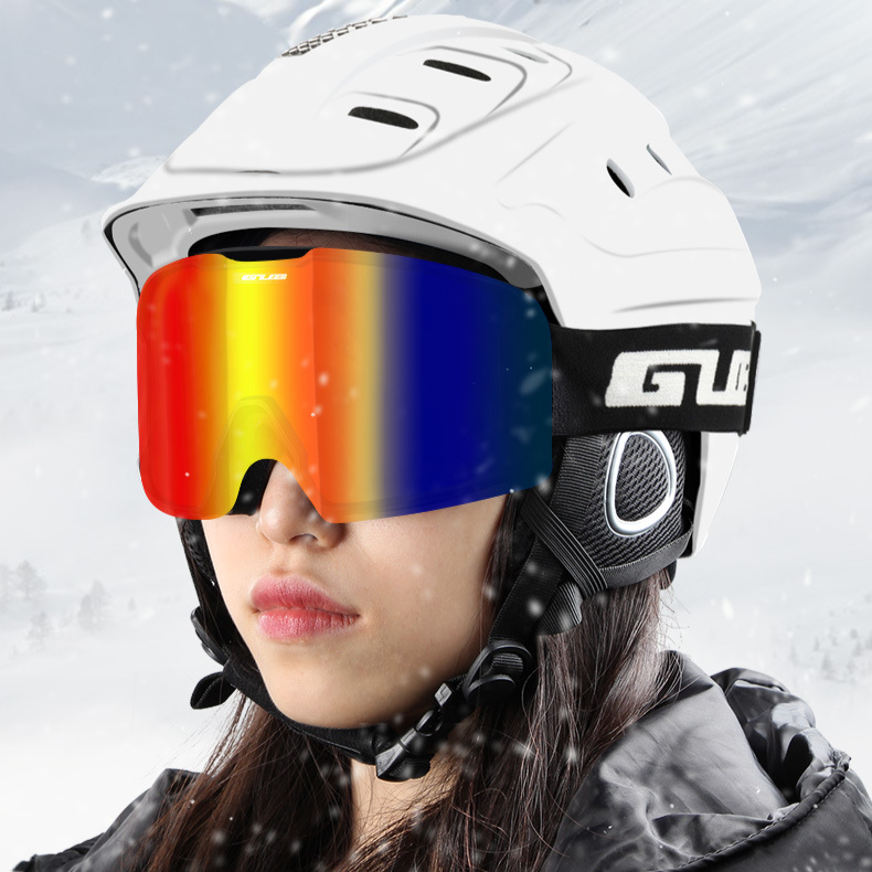 Skihelm Leichter Doppel-Snowboardhelm für Männer und Frauen für Erwachsene Skisport-Schutzausrüstung Schneehelm_voghion.com