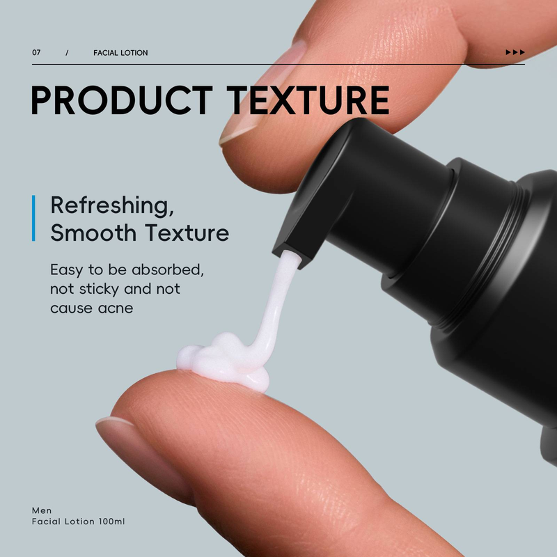 LAIKOU Men's 100ml Moisturizing & Hydrating Lotion - For All Skin Types_voghion.com