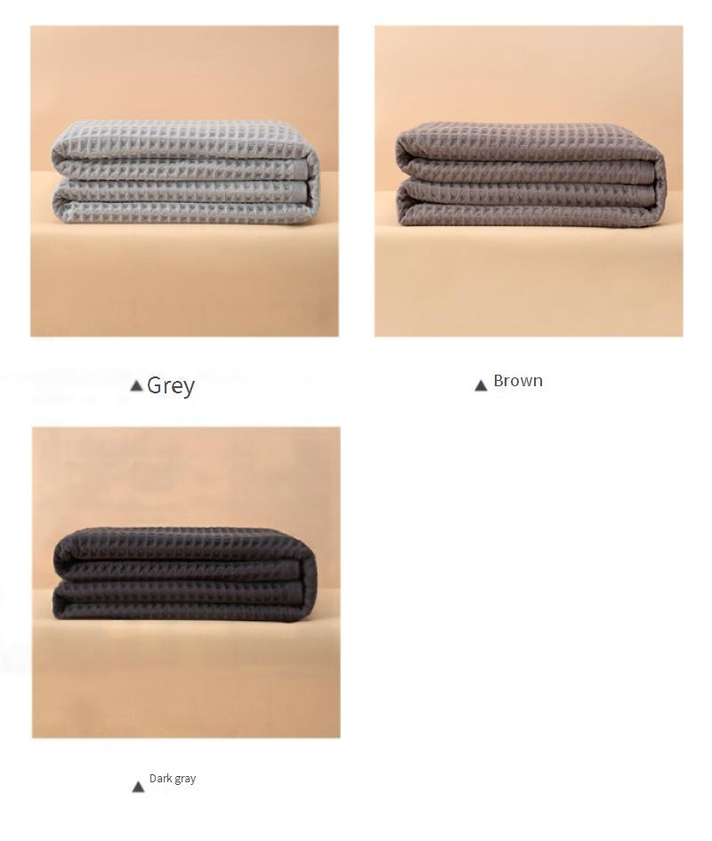 Waffle Weave Cotton Bath Towel - Large 70x140cm Ultra Soft & Highly Absorbent (Honeycomb Texture Quick-Dry Luxury Hotel Grade)_voghion.com