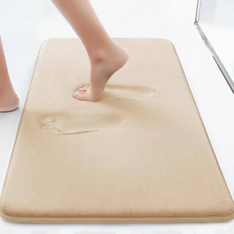 Teppich 1 stücke Vergessen Schwamm Flache Toilettentür Rutschfeste Badezimmer Saugfähige Füße Dekoration_voghion.com