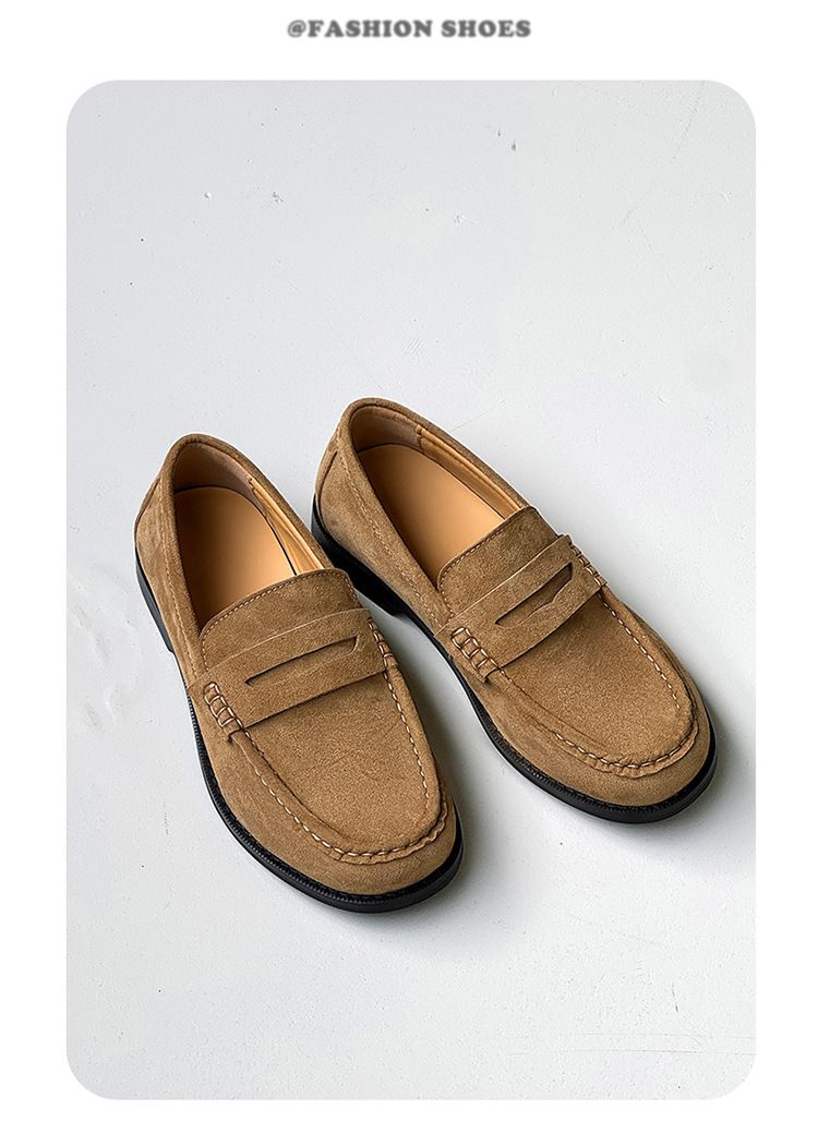 Designer Herren Abendschuhe Luxus Hochwertiges Wildleder Julian Loafer Kalbsleder Echtes Leder Casual Job Loafer Party VINTAGE_voghion.com