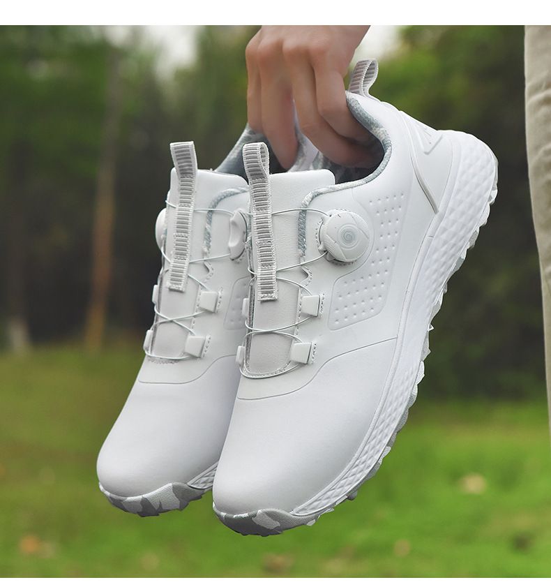 Golf Shoes For Men And Women With Waterproof Rotating Buttons, Couple's Golf Shoes, Casual Sports Shoes_voghion.com