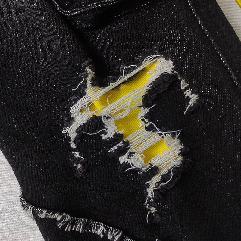 Herrenbekleidung Herren Cargo Kordelzug Jeans - Slim Fit Utility Denim Hose mit mehreren Taschen (Schwarz, S-40)_voghion.com