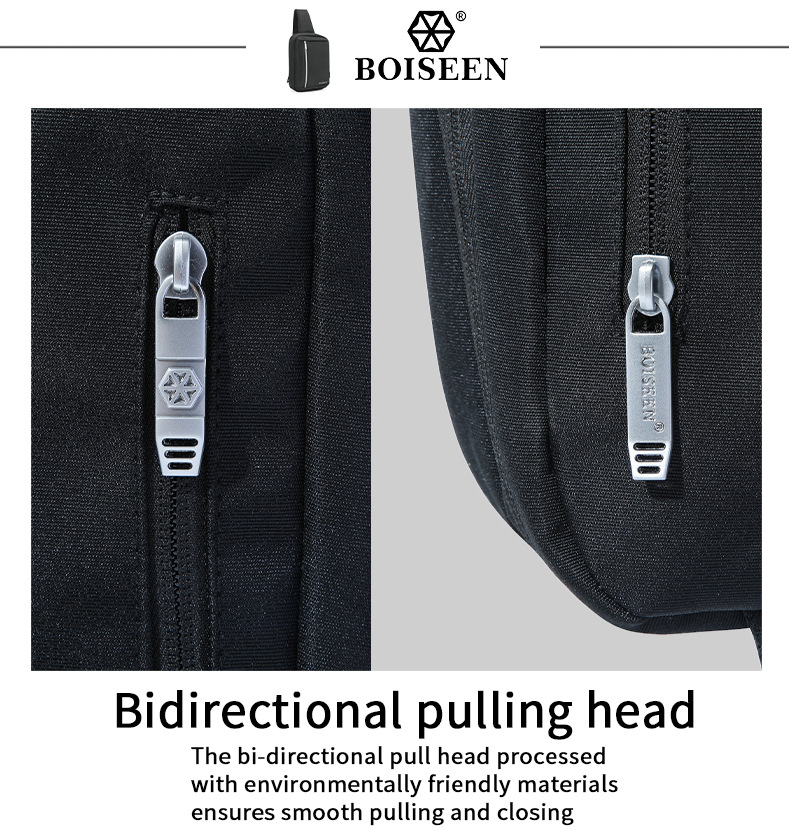 Boiseen nuovo marsupio da uomo cross-border business grande capacità borsa a tracolla con cerniera borsa portaoggetti con ricarica USB all'ingrosso_voghion.com