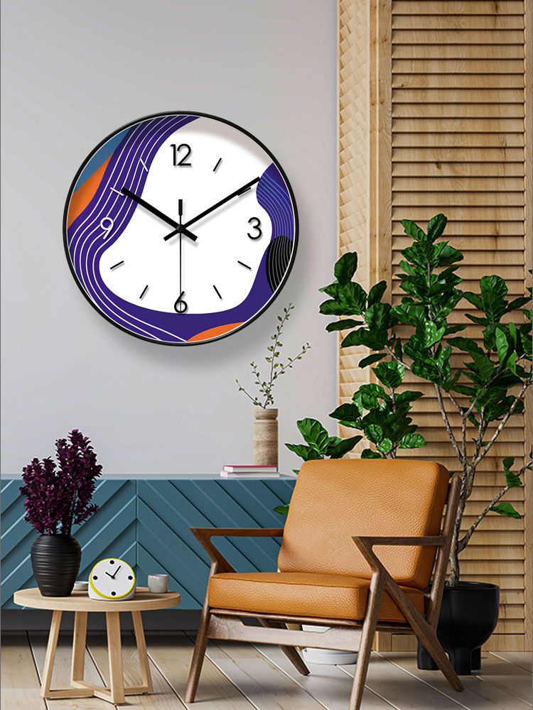 Yipula 7044 Wall Silent Living Room Home New Art Creative Personality Light Luxury Clock_voghion.com