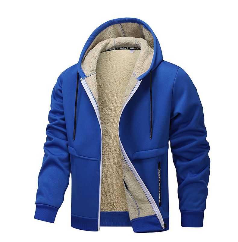 Heißer Verkauf Europäische Größe Herbst Winter Verdickt Lose Lamm Wolle Sweatshirt Bau Arbeit Jacke Für Männer_voghion.com