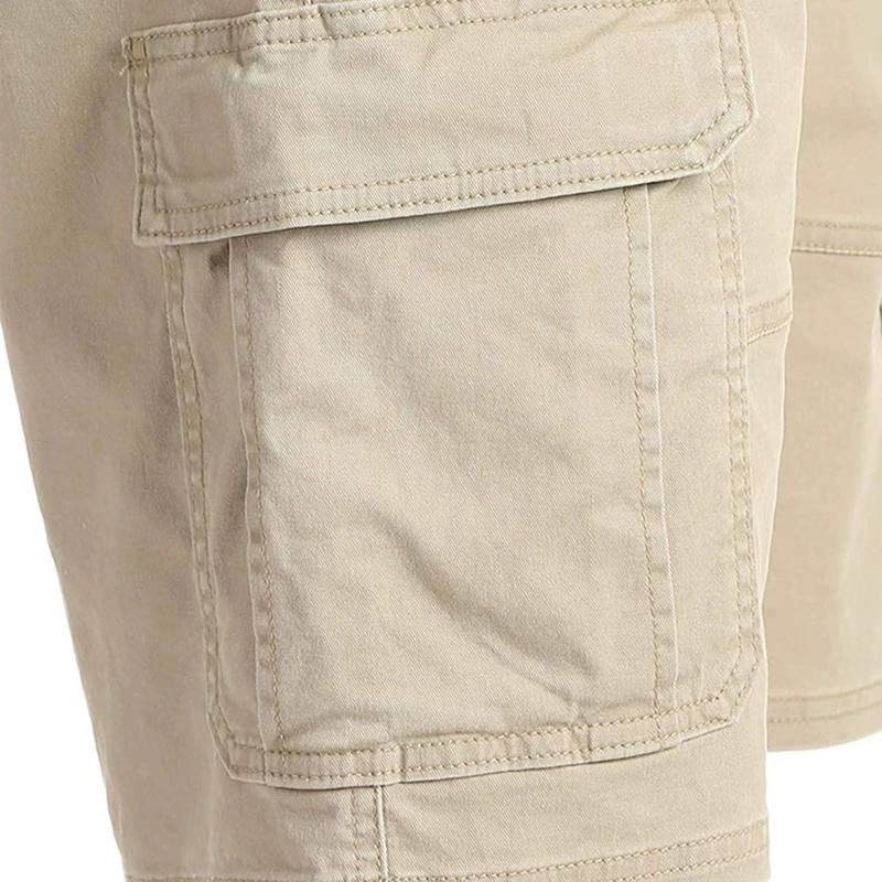 Sıcak satış yaz erkek kargo şortu 6 cepli boş düz iş şortu toptan polyester karışımı kargo şortu erkekler için781_voghion.com
